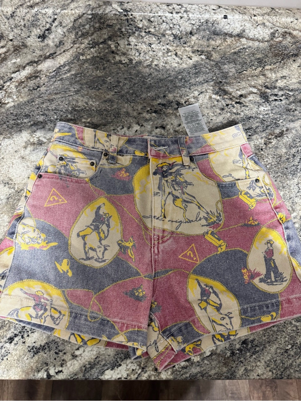 Women's vintage western Guess shorts